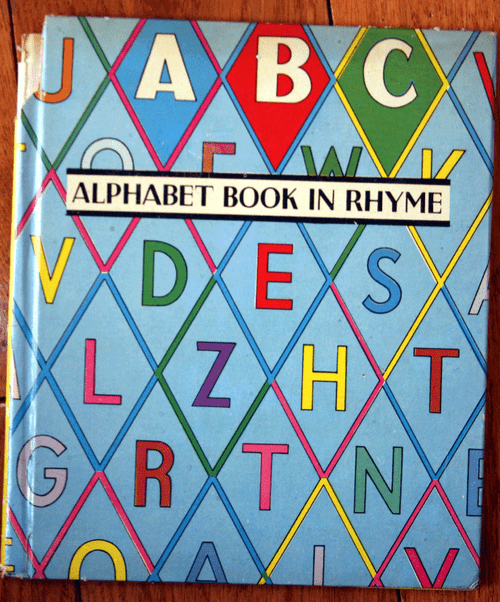 ABC Alphabet Book in Rhyme 1941 McLoughlin Bros. Westfield Classics Vintage Book