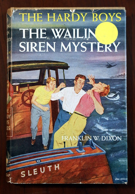The Wailing Siren Mystery by Franklin W. Dixon 1951 Hardy Boys #30 HC/DJ Vintage