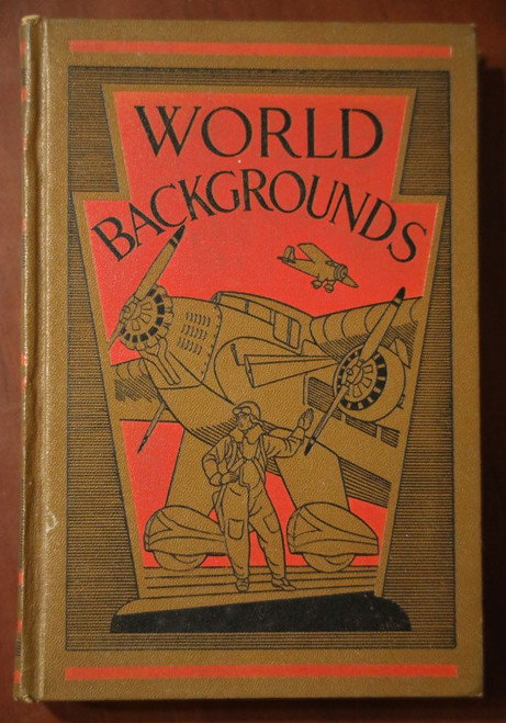 WORLD BACKGROUNDS by Charles A. Coulomb 1937 Illustrated Macmillan Vintage HC