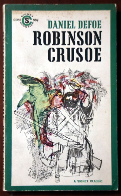 Robinson Crusoe by Daniel DeFoe 1961 Vintage Signet Classic Paperback CD55