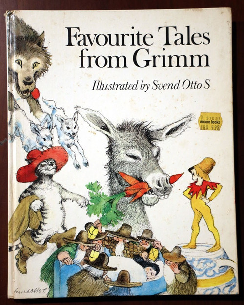 Favourite Tales from Grimm Illustrated by Svend Otto S - Pelham Books HC 1979