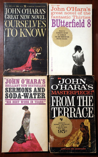 Butterfield 8 /Ourselves to Know/ Sermons & Soda-Water/ From Terrace JOHN O'HARA