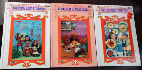 Counting Little Indians/Goldilocks/Tell Me What Time It Is 3-D Book Set Playmore