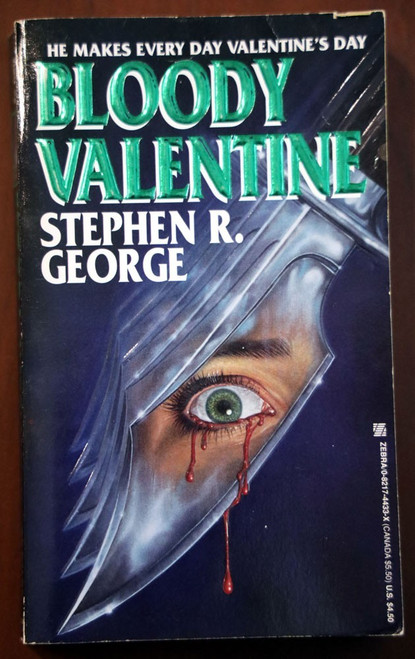 BLOODY VALENTINE Stephen R. George 1994 Vintage Zebra Horror Paperback 1st Print