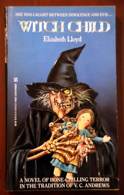 WITCH CHILD by Elizabeth Lloyd 1987 Vintage Zebra Horror Paperback 1st Printing