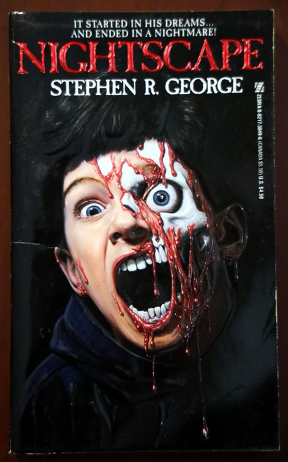NIGHTSCAPE by Stephen R. George 1992 Vintage Zebra Horror Paperback 1st Printing