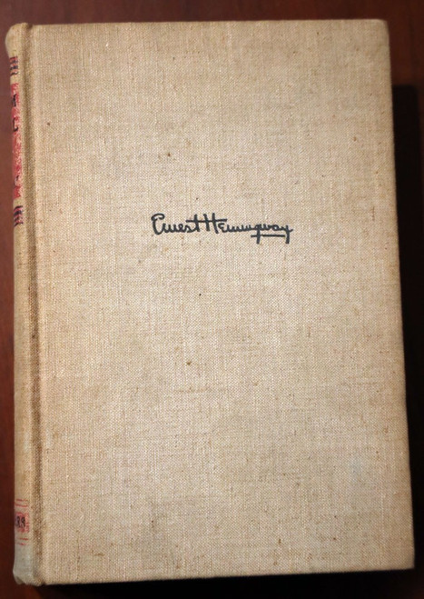 FOR WHOM THE BELL TOLLS by Ernest Hemingway 1940 Charles Scribner's Sons Vintage