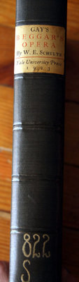 Gay's Beggar's Opera: Its Content History & Influence William Eben Schultz 1923