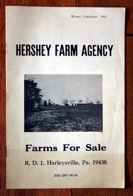 Hershey Farm Agency, Harleysville PA Winter Catalogue 1965 Illustrated Booklet