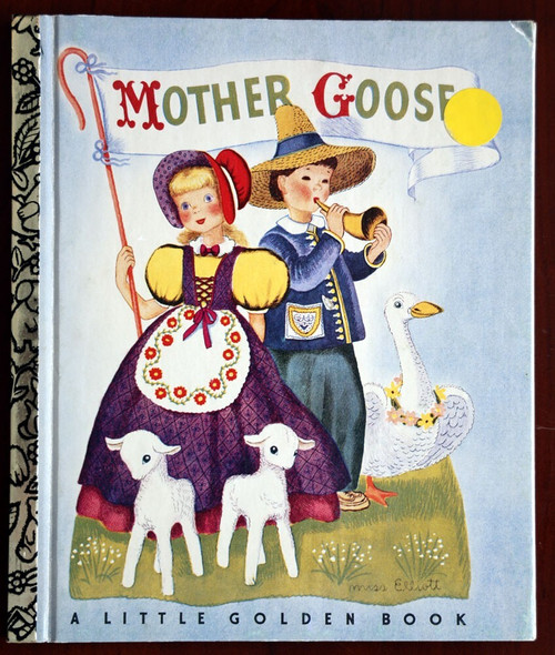 MOTHER GOOSE Little Golden Book 50th Anniversary Edition 1992 Commemorative LGB