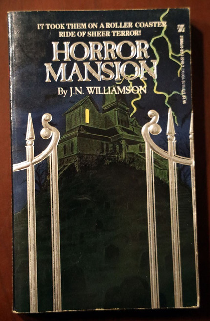 HORROR MANSION by J.N. Williamson 1987 Zebra Horror Vintage Paperback OOP