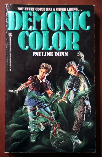 DEMONIC COLOR by Pauline Dunn 1990 Vintage Zebra Horror Paperback 1st Printing