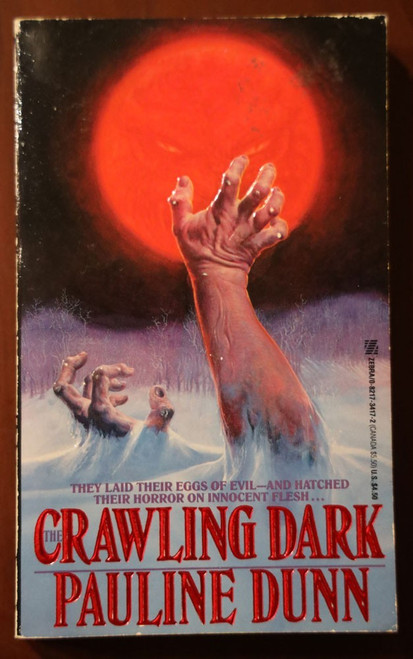 THE CRAWLING DARK Pauline Dunn 1991 Vintage Zebra Horror Paperback 1st Printing