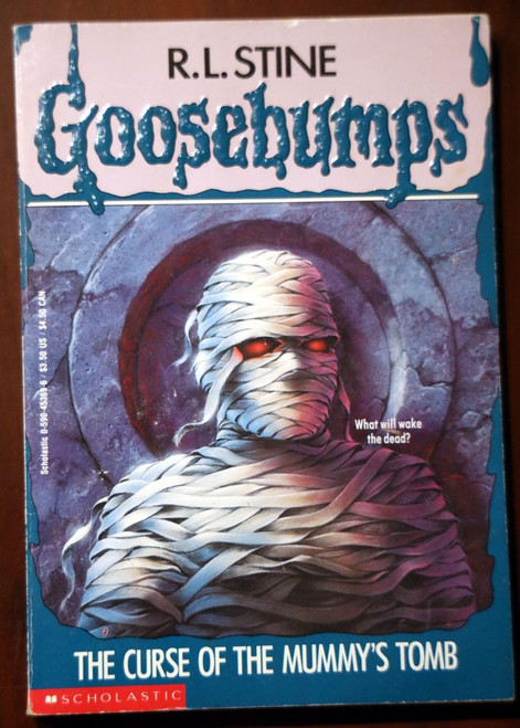 GOOSEBUMPS #5 Curse of Mummy's Tomb by R.L. Stine 1993 Scholastic Paperback 17th