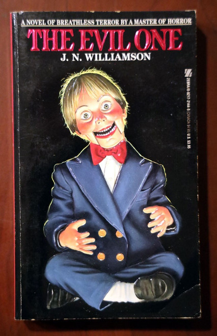 THE EVIL ONE by J.N. Williamson 1987 Vintage Zebra Horror Paperback OOP