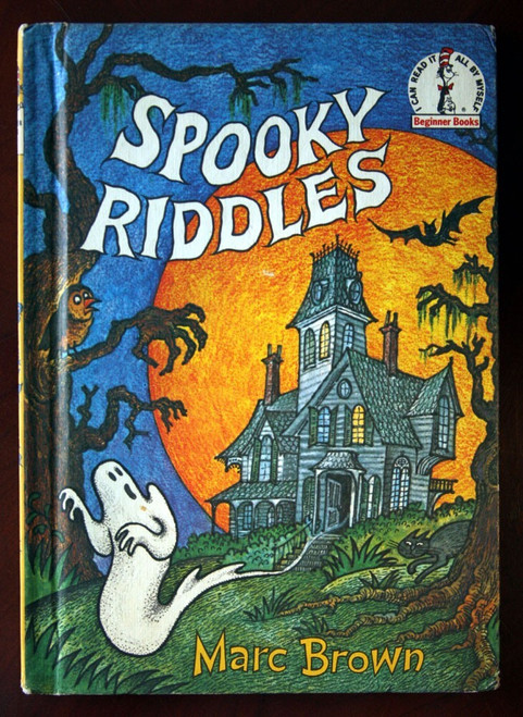 SPOOKY RIDDLES by Marc Brown 1983 Beginner Books Vintage Hardcover