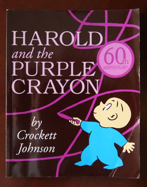 Harold and the Purple Crayon by Crockett Johnson 1983 Paperback 60th Anniversary