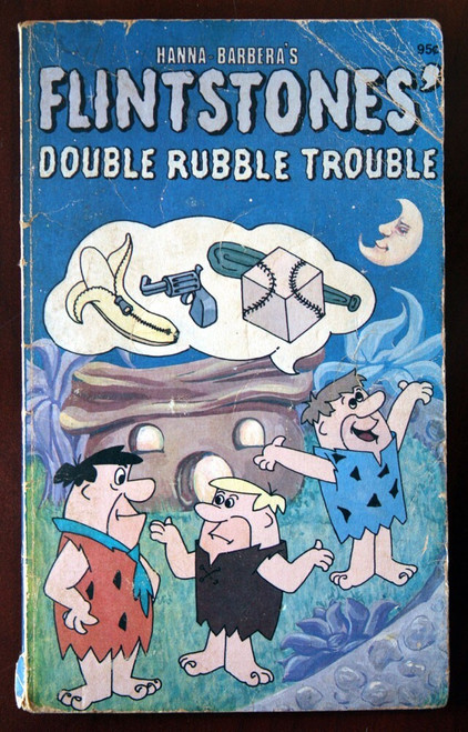 Hanna-Barbera's Flintstones' Double Rubble Trouble 1978 Vintage Paperback
