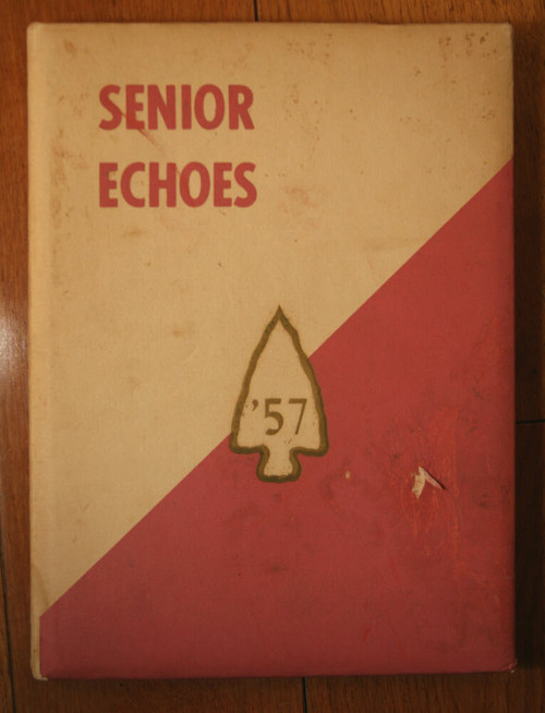 1957 SENIOR ECHOES Tecumseh High School Yearbook Vol XXXIX June 1957 Michigan MI