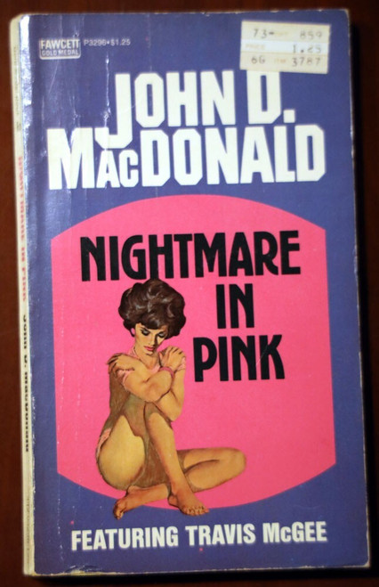 Nightmare in Pink by John D. MacDonald 1964 Vintage Paperback Fawcett Gold Medal