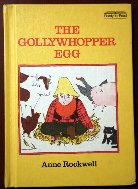 THE GOLLYWHOPPER EGG by Anne Rockwell 1974 Vintage Weekly Reader Hardcover