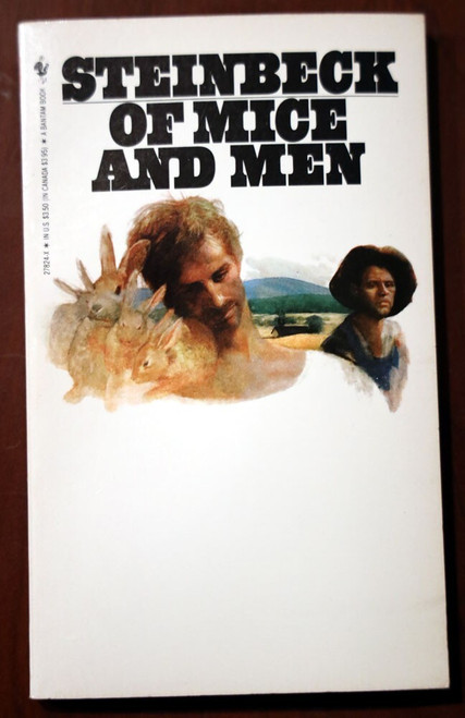 Of Mice and Men by John Steinbeck 1988 Vintage Paperback Bantam Books #27824-x