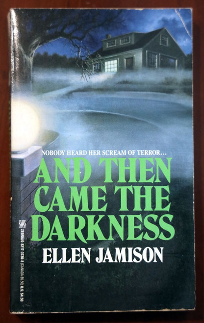 And Then Came the Darkness - Ellen Jamison 1992 Zebra Paperback 1st Print HORROR