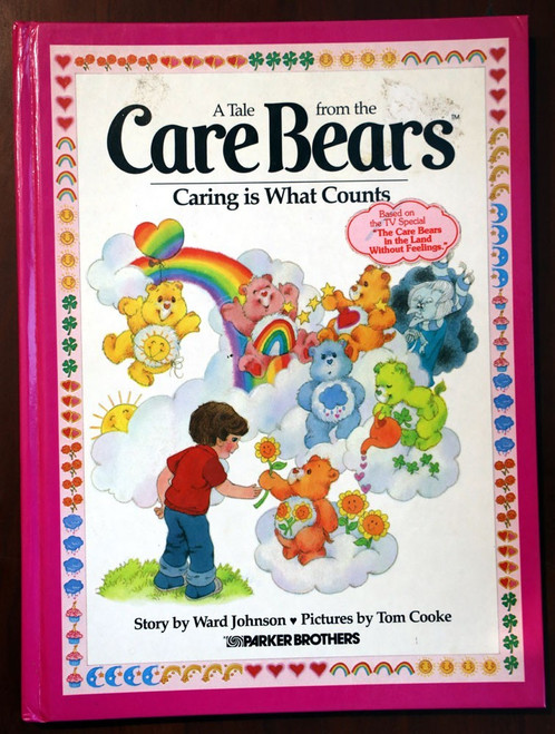 CARE BEARS Caring Is What Counts Vintage Book 1983 PARKER BROTHERS Ward Johnson