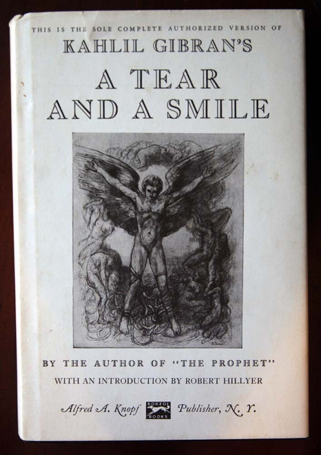 A Tear and a Smile by Kahlil Gibran 1976 HC/DJ 23rd Printing $5.00 DJ Price
