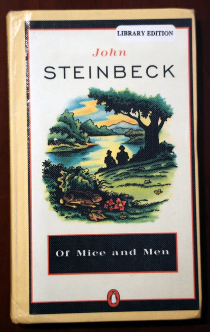 Of Mice and Men by John Steinbeck 1993 Hardcover Library Edition Penguin "Perma"
