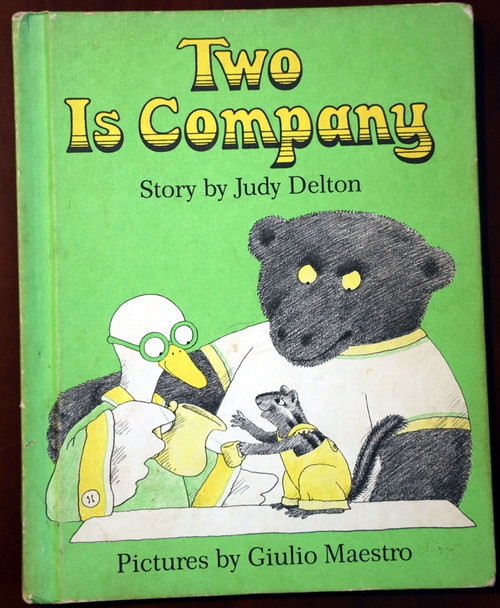 TWO IS COMPANY by Judy Delton/Giulio Maestro 1976 Vintage Weekly Reader