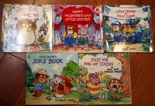 LITTLE CRITTER by Mercer Mayer Paperback Book Lot Valentine's, Scout Camp, Joke