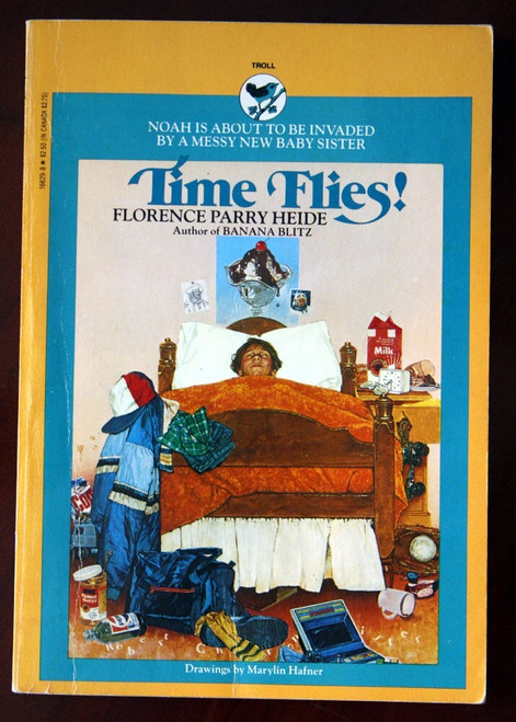 Time Flies! by Florence Parry Heide 1985 Vintage Children's Paperback Bantam