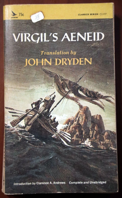 Virgil's Aeneid - Translated by John Dryden 1968 Vintage Airmont Paperback CL177