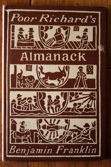 Poor Richard's Almanack by Benjamin Franklin HC/DJ Peter Pauper Press 