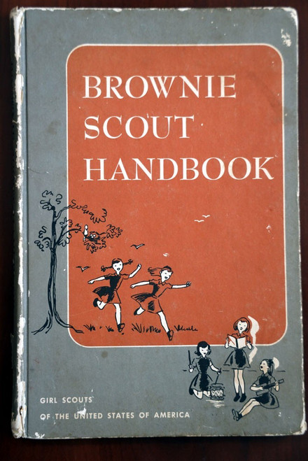 Brownie Scout Handbook 1956 Girl Scouts of America GSA Vintage Hardcover Book