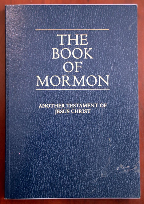 The Book of Mormon (2013) Church of Jesus Christ of Latter-Day Saints LDS [Blue]