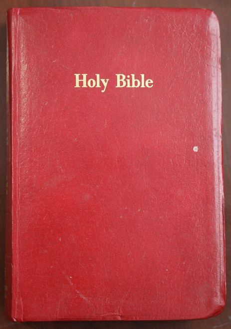 HOLY BIBLE RSV Red Letter Edition 1972 Thomas Nelson 1803R Red Cover Concordance