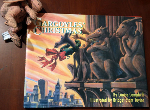 GARGOYLES' CHRISTMAS by Louisa Campbell/Bridget Starr Taylor 1994 + STUFFED TOY