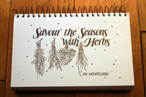 Savour the Seasons with Herbs Cookbook PA HEARTLAND HERB SOCIETY 1988 Recipes