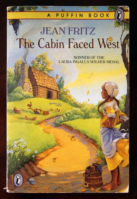 The Cabin Faced West by Jean Fritz 1987 Puffin Book Paperback Feodor Rojankovsky