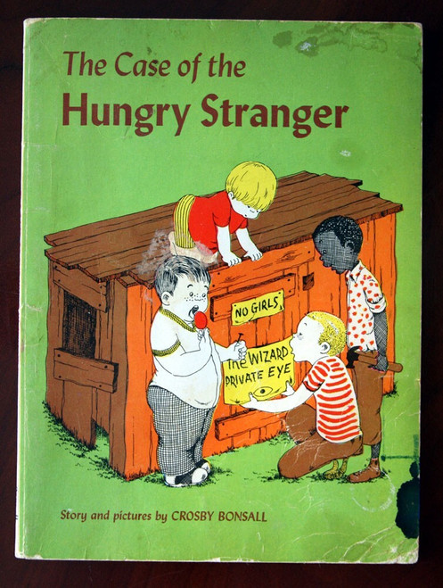 The Case of the Hungry Stranger by Crosby Bonsall 1963 Scholastic Paperback