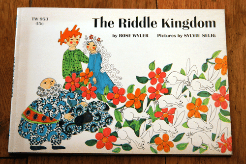The Riddle Kingdom by Rose Wyler, Sylvie Selig 1969 Vintage Scholastic Paperback