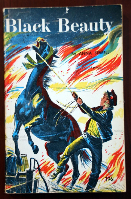 BLACK BEAUTY by Anna Sewell 1961 Vintage Scholastic Paperback T96 Illustrated