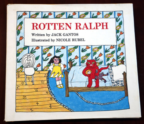Rotten Ralph by Jack Gantos SIGNED 1976 Hardcover with Dust Jacket Nicole Rubel
