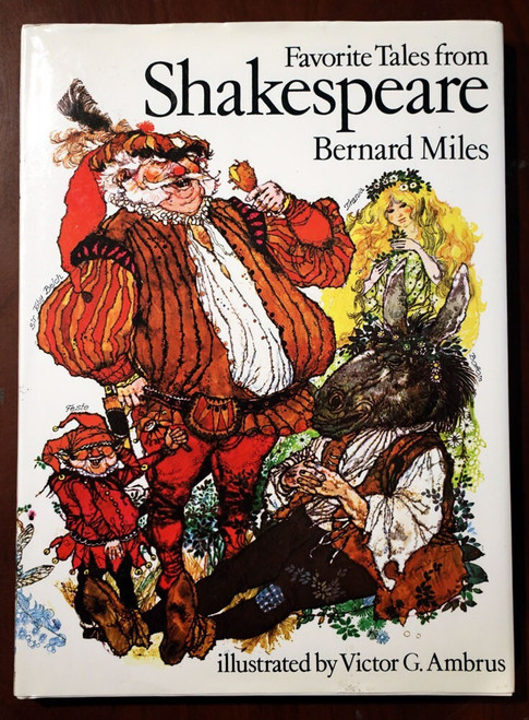 Favorite Tales from Shakespeare by Bernard Miles & Victor G. Ambrus 1985 HC/DJ