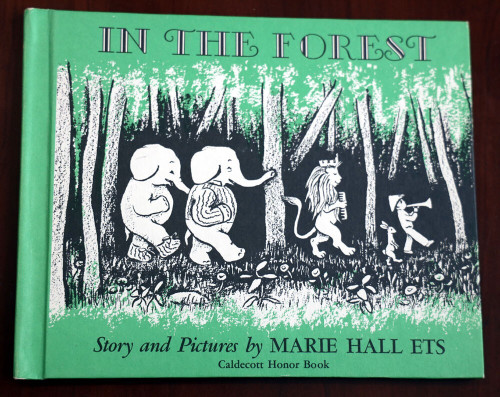 IN THE FOREST by Marie Hall Ets 1987 Vintage Hardcover Children's Book Puffin