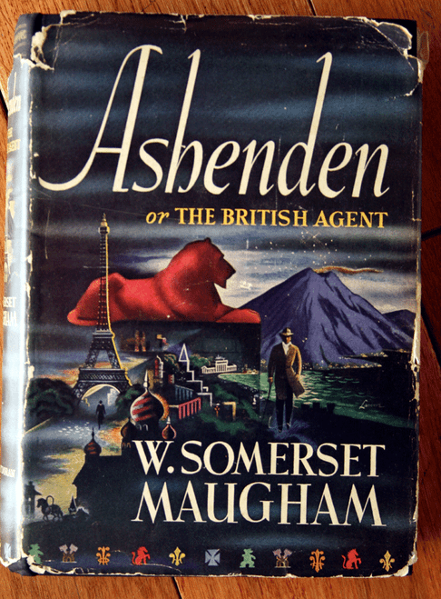 ASHENDEN; or the British Agent by W. Somerset Maugham 1941 HC/DJ Doubleday Doran