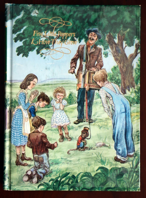 FIVE LITTLE PEPPERS by Margaret Sidney 1985 Illustrated Junior Library HC/DJ