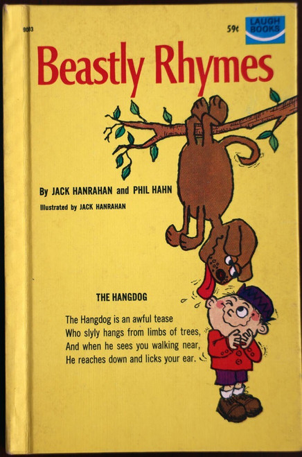 BEASTLY RHYMES by Jack Hanrahan & Phil Hahn 1966 Laugh Books Vintage Hardcover